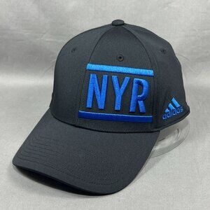 Adidas New York Rangers NHL A-Flex Hat Cap Black Hockey Baseball Sample Dad Mens
